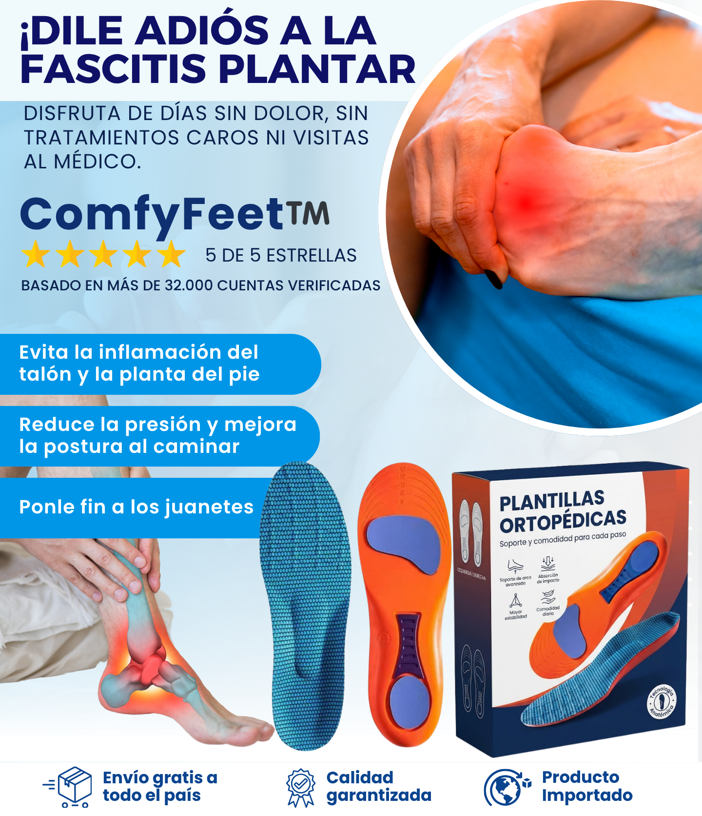 Par Plantilla Ortopédicas